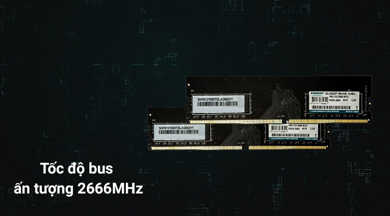 RAM desktop KINGMAX (1x8GB) DDR4 | Tốc độ bus ấn tượng