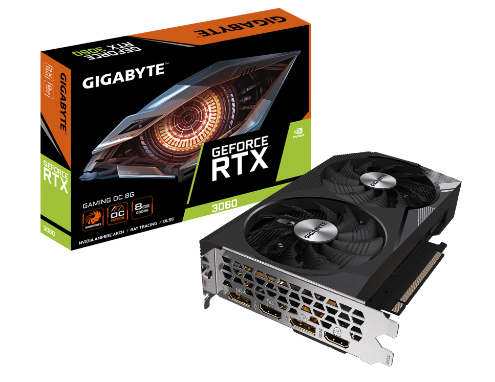 Card màn hình GIGABYTE GeForce RTX 3060 GAMING OC 8G GV-N3060GAMING OC-8GD