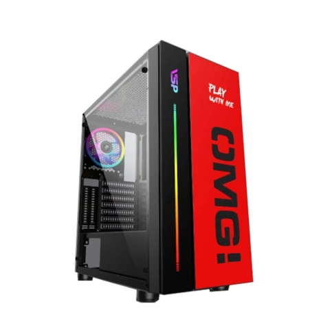 Thùng máy Case VSP OMG E-ATX Đỏ Đen