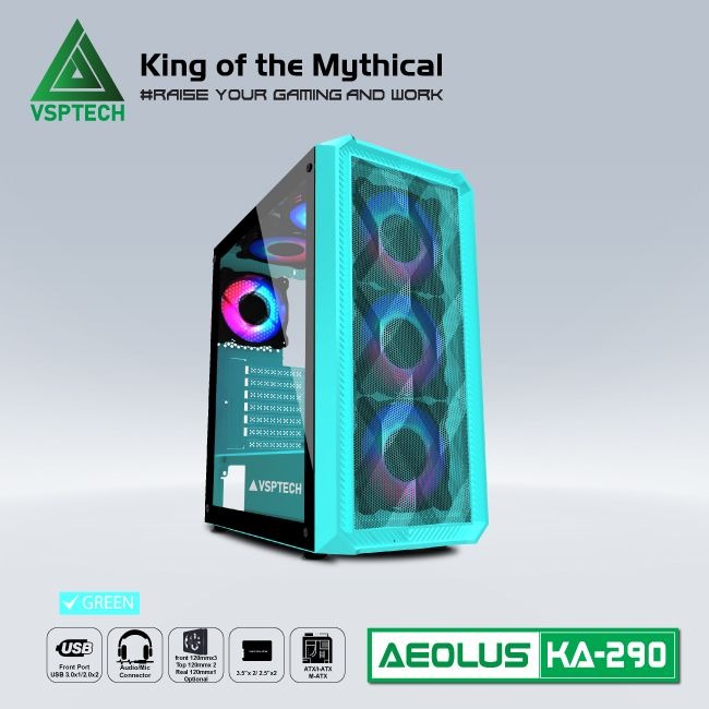 Case Thùng Máy VSP KA290 Green